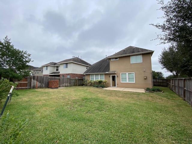 3603 Morgans Cove Ct, Katy, TX 77494 - back of property featuring a patio area