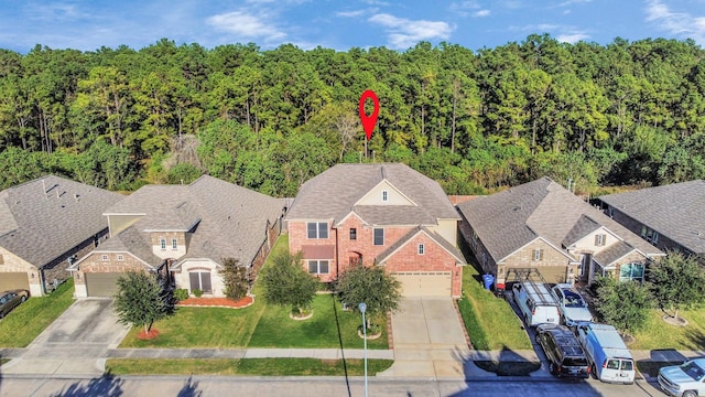 14542 Northern Mountain Ct, Houston, TX 77090 - bird's eye view of a forest