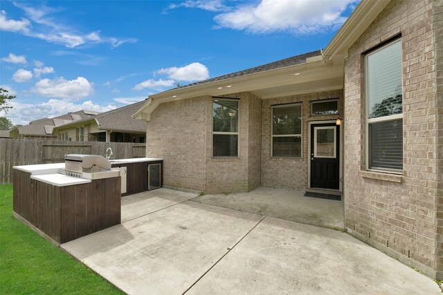 12407 Palo Acebo Ln, Humble, TX 77346 - view of patio / terrace with area for grilling