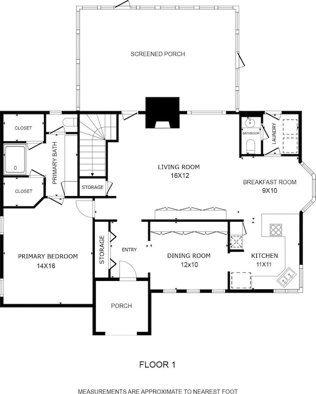 333 Banyan Dr, Lake Jackson, TX 77566 - floor plan / room layout