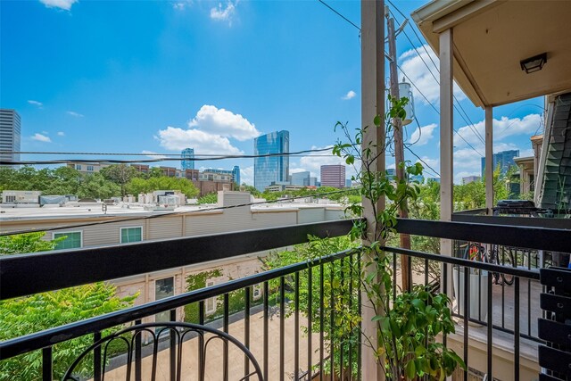 4515 Briar Hollow Pl Unit 307, Houston, TX 77027 - balcony featuring a view of city