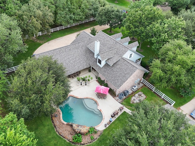 20103 Faye St, Tomball, TX 77377 - view of subject property with a pool