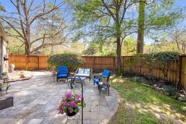 3114 Breezy Pines Ct, Kingwood, TX 77339 - view of patio / terrace featuring a fenced backyard