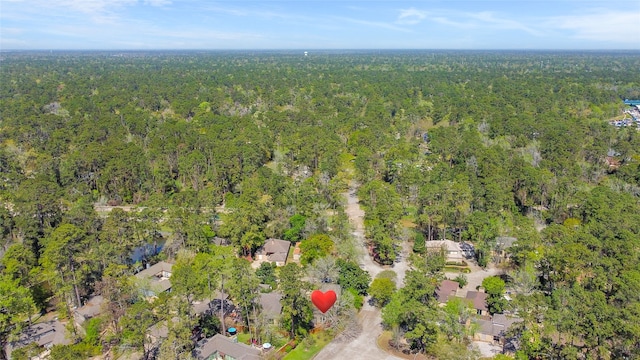 3114 Breezy Pines Ct, Kingwood, TX 77339 - aerial view of property and surrounding area with a forest