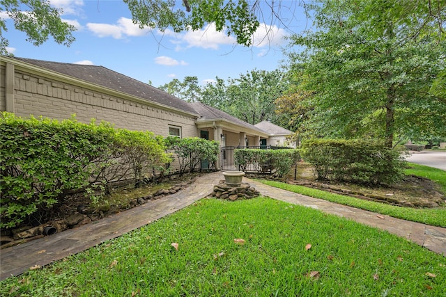 3114 Breezy Pines Ct, Kingwood, TX 77339 - view of yard
