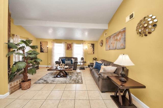 4155 Amir St, Houston, TX 77072 - living room with plenty of natural light, light tile patterned flooring, and baseboards