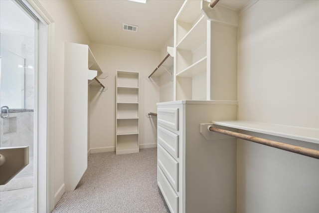 415 Tuam St, Houston, TX 77006 - walk in closet featuring light colored carpet