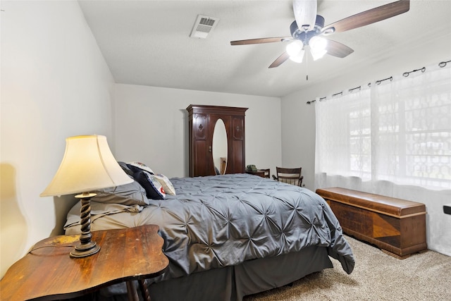 4420 Shady Ln, Huntsville, TX 77320 - bedroom featuring carpet floors and ceiling fan