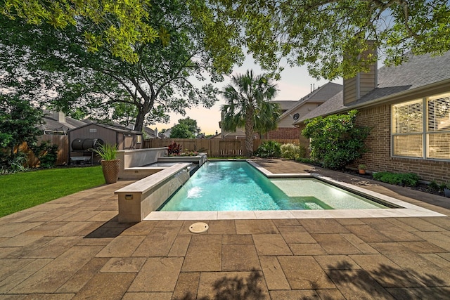 4307 Countrypines Dr, Spring, TX 77388 - view of swimming pool with a fenced backyard and a patio