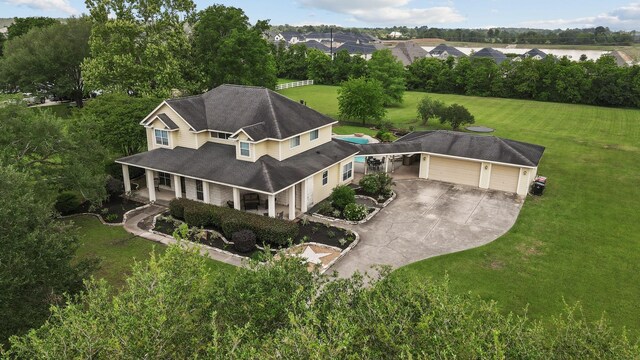 19634 Stone Lake Dr, Tomball, TX 77377 - view from above of property