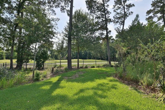 9502 Clubhouse Cir, Magnolia, TX 77354 - view of yard with view of wooded area