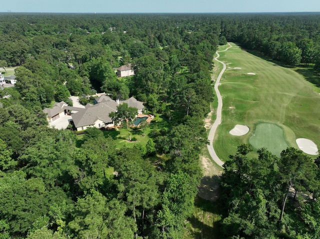 9502 Clubhouse Cir, Magnolia, TX 77354 - view of property location featuring a forest and a golf club