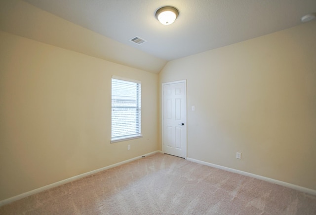 27326 Pendleton Trace Dr, Spring, TX 77386 - unfurnished room featuring light colored carpet, baseboards, and lofted ceiling