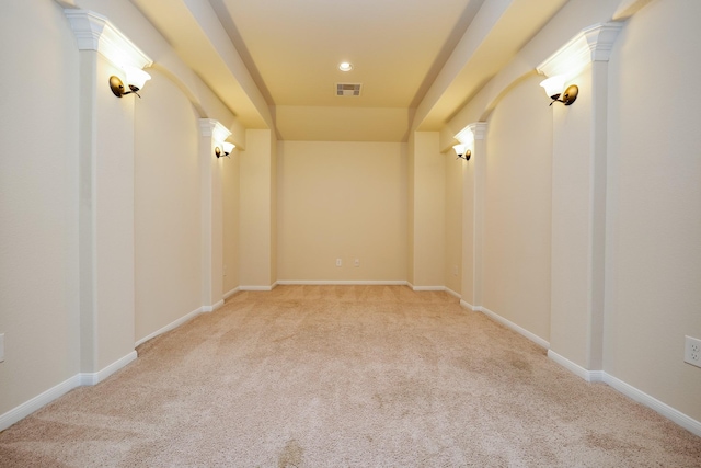 27326 Pendleton Trace Dr, Spring, TX 77386 - hallway featuring carpet, baseboards, and recessed lighting