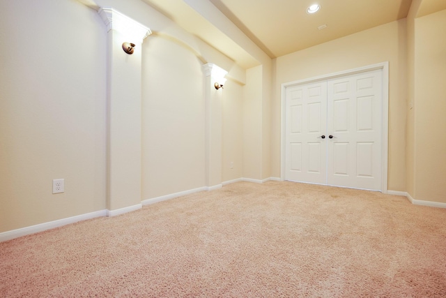 27326 Pendleton Trace Dr, Spring, TX 77386 - unfurnished room with carpet, baseboards, and recessed lighting