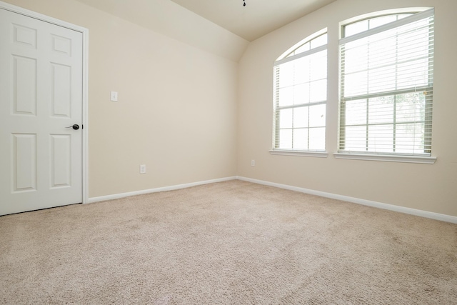 27326 Pendleton Trace Dr, Spring, TX 77386 - carpeted empty room with lofted ceiling and baseboards