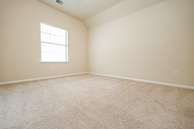 27326 Pendleton Trace Dr, Spring, TX 77386 - carpeted spare room with baseboards and vaulted ceiling