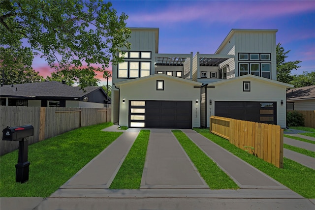 7212 England St, Houston, TX 77021 - modern home with a garage and board and batten siding