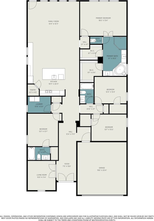 9311 Crescent Mill Dr, Missouri City, TX 77459 - property floor plan