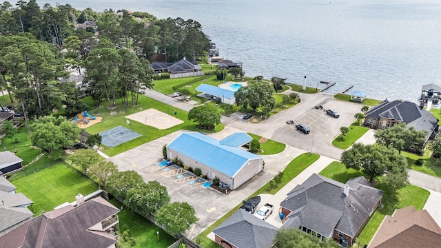 12596 Point Aquarius Blvd, Willis, TX 77318 - aerial view of a large body of water