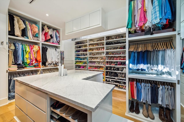 311 Brown Saddle St, Houston, TX 77057 - spacious closet featuring light wood-type flooring