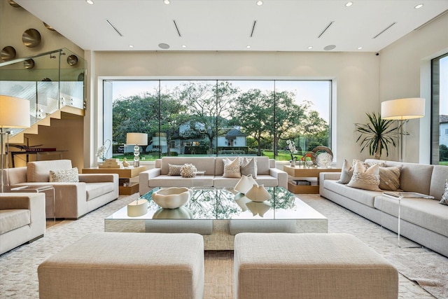 311 Brown Saddle St, Houston, TX 77057 - living area featuring healthy amount of natural light and recessed lighting