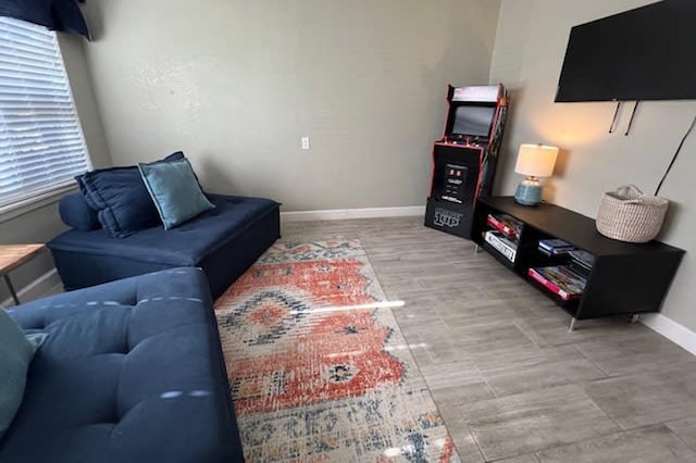 715 S Nugent St, La Porte, TX 77571 - living room with baseboards