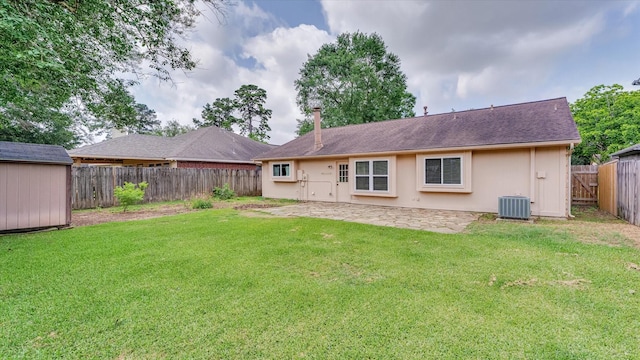 23938 Spring Way Dr, Spring, TX 77373 - back of property featuring central air condition unit and a patio