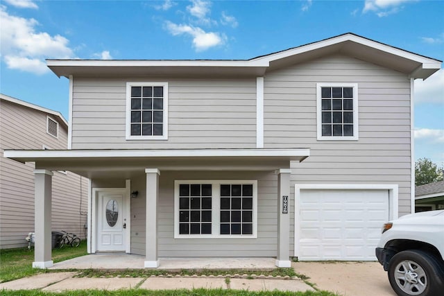 19826 Creston Cove Ct, Cypress, TX 77433 - traditional-style house with a porch and a garage