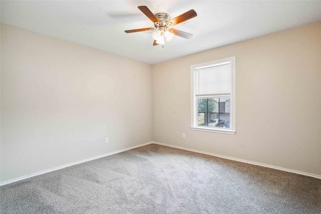 19826 Creston Cove Ct, Cypress, TX 77433 - carpeted empty room with a ceiling fan and baseboards