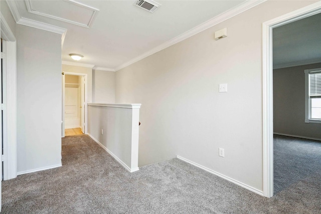 19826 Creston Cove Ct, Cypress, TX 77433 - carpeted spare room with crown molding and baseboards