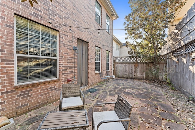 10106 Holly Chase Dr, Houston, TX 77042 - view of patio with a fenced backyard
