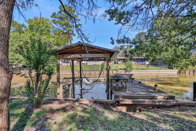 148 S Oak Bluff St, Trinity, TX 75862 - view of dock area
