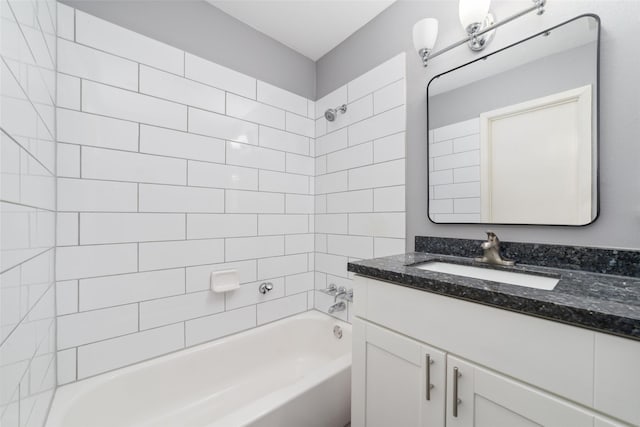8022 Ridgeview Dr, Houston, TX 77055 - full bathroom featuring shower / tub combination and vanity