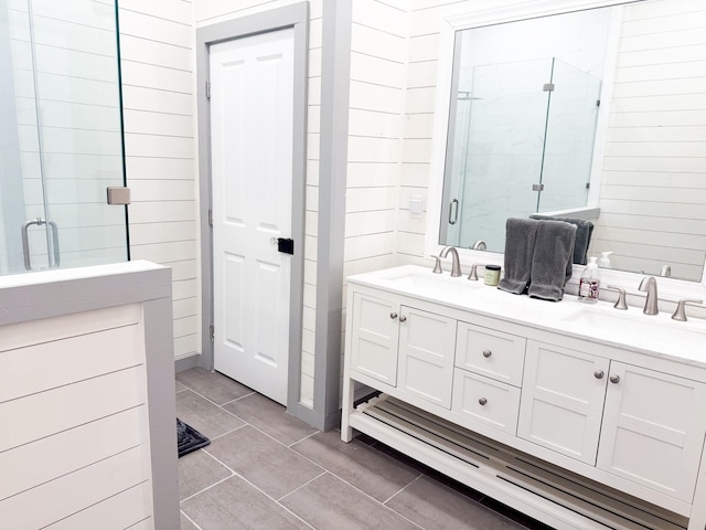1111 Fm 109, New Ulm, TX 78950 - full bathroom with a shower stall and double vanity