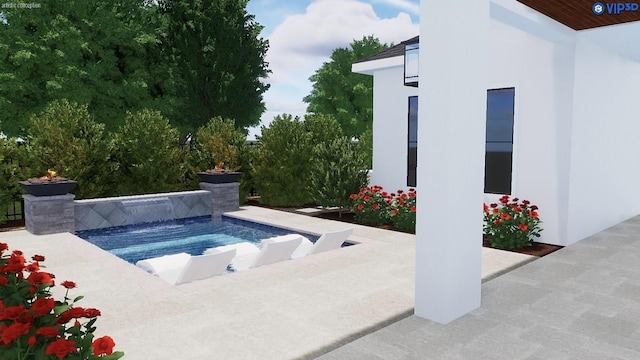 19 Pronghorn Pl, The Woodlands, TX 77389 - view of swimming pool featuring a jacuzzi and a patio