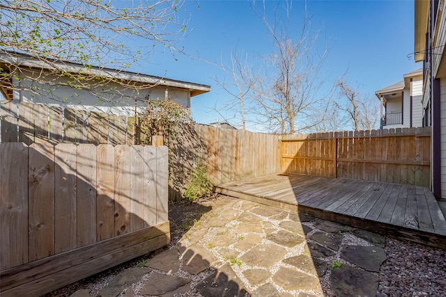 4307 Hershe St, Houston, TX 77020 - wooden deck with a fenced backyard