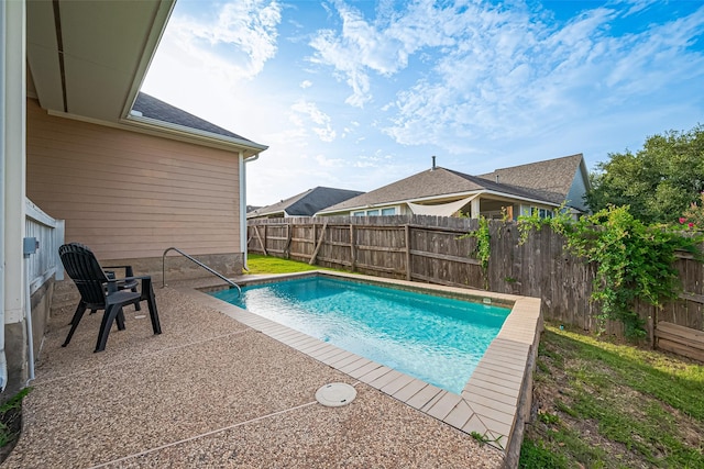 2500 Amy Lee Dr, Conroe, TX 77304 - view of pool featuring a fenced backyard and a patio area