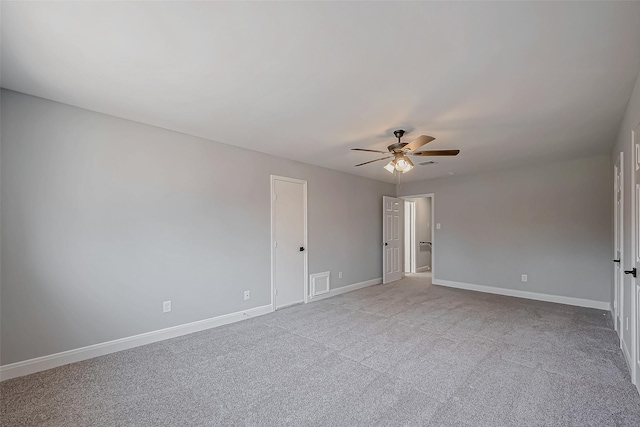 9602 John Bank Dr, Spring, TX 77379 - carpeted empty room with ceiling fan and baseboards