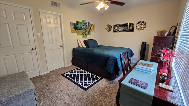 1805 Stoney Brook Dr Unit 103, Houston, TX 77063 - carpeted bedroom with a ceiling fan and baseboards