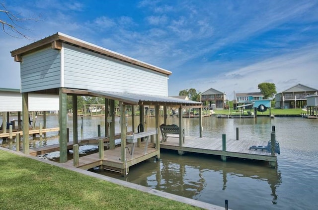 450 County Road 206, Sargent, TX 77414 - dock with a water view