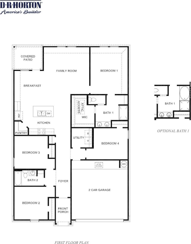305 Robin St, Angleton, TX 77515 - property floor plan