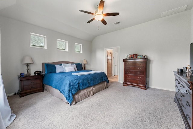 819 Spruce Pine Dr, Conroe, TX 77318 - bedroom with carpet flooring, baseboards, and a ceiling fan