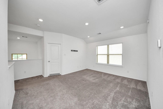 24063 Hawthorn Lakes Dr, New Caney, TX 77357 - empty room with carpet floors, recessed lighting, and baseboards