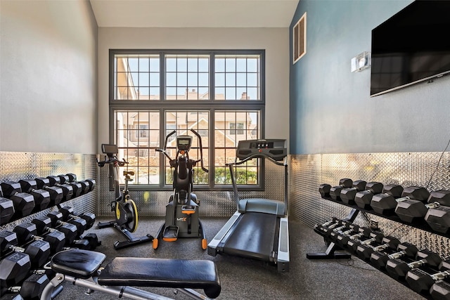 2300 Old Spanish Trl Unit 2059, Houston, TX 77054 - gym with a high ceiling