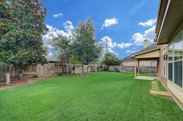 24635 Blue Opal Ln, Katy, TX 77494 - view of yard with a patio area