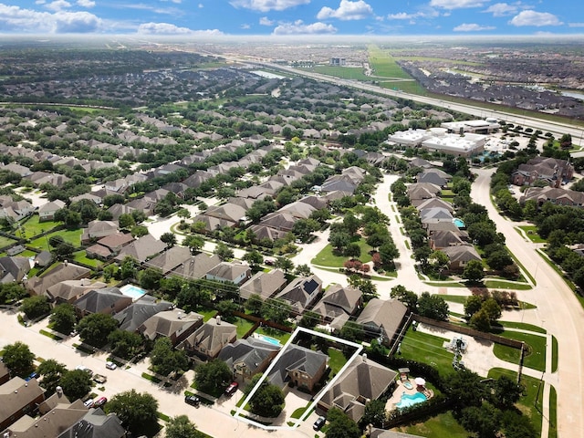 24635 Blue Opal Ln, Katy, TX 77494 - aerial perspective of suburban area featuring property boundaries highlighted