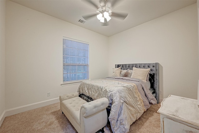 105 Checkerbloom Ct, Montgomery, TX 77316 - bedroom featuring light carpet, baseboards, and ceiling fan