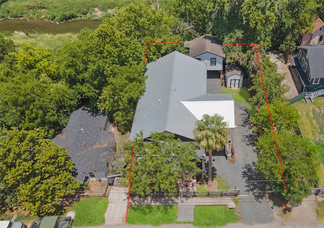 1202 Archer St, Houston, TX 77009 - aerial view of property and surrounding area with property boundaries highlighted