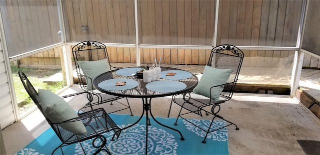 2118 Linea Del Pino St, Houston, TX 77077 - sunroom / solarium featuring outdoor dining space